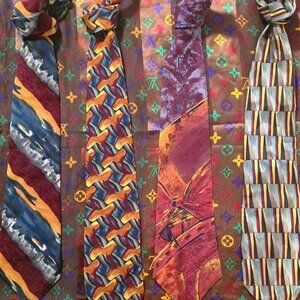 Collector Tie Bundle :  Jerry Garcia, Frank Sinatra & Beatles “Michelle”